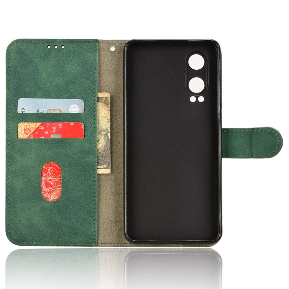 OnePlus Nord CE4 Lite 5G / Oppo K12x 5G (Kina)-cover i læder med pung og stativ