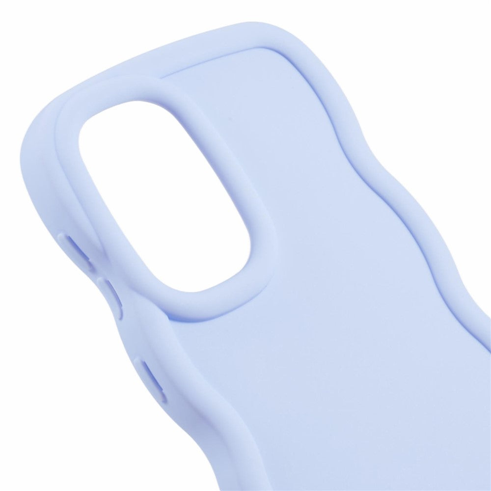 XL Series til Samsung Galaxy A33 5G Cover Ensfarvet Bølget Kant Anti-Fald TPU Telefoncover