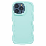 XL Series For iPhone 15 Pro Max Case Solid Color TPU Phone Cover with Wave Frame