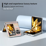For Oppo Find N3 Flip 5G Case Colorful Plaid Texture PU Leather+PC Back Phone Cover