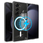 For Samsung Galaxy Z Fold6 5G Case Magnetic Case TPU+Acrylic Shockproof Phone Cover