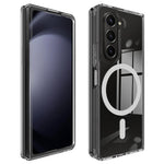 For Samsung Galaxy Z Fold6 5G Case Magnetic Case TPU+Acrylic Shockproof Phone Cover