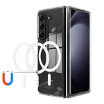 For Samsung Galaxy Z Fold6 5G Case Magnetic Case TPU+Acrylic Shockproof Phone Cover
