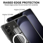 For Samsung Galaxy Z Fold6 5G Case Magnetic Case TPU+Acrylic Shockproof Phone Cover