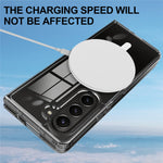For Samsung Galaxy Z Fold6 5G Case Magnetic Case TPU+Acrylic Shockproof Phone Cover