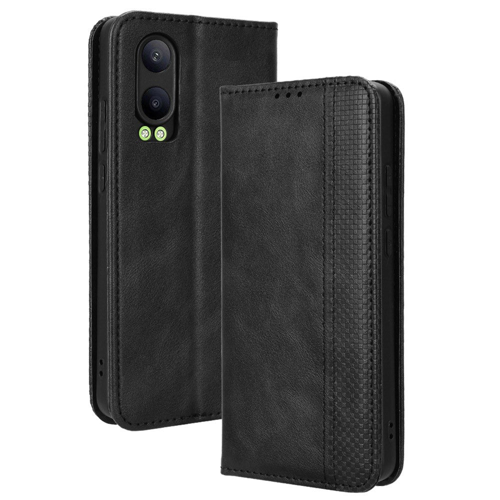 OnePlus Nord CE4 Lite 5G / Oppo K12x 5G (Kina) Stativfodral Magnetisk Stängning Lädermobilfodral