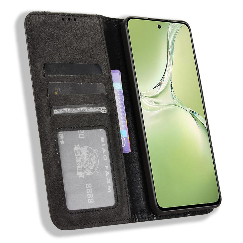 OnePlus Nord CE4 Lite 5G / Oppo K12x 5G (Kina) Stativfodral Magnetisk Stängning Lädermobilfodral