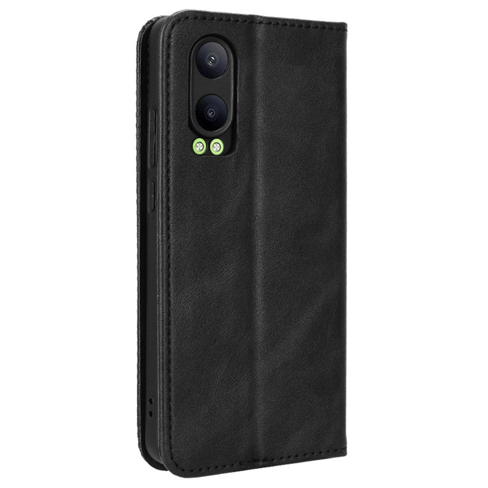 OnePlus Nord CE4 Lite 5G / Oppo K12x 5G (Kina) Stativfodral Magnetisk Stängning Lädermobilfodral