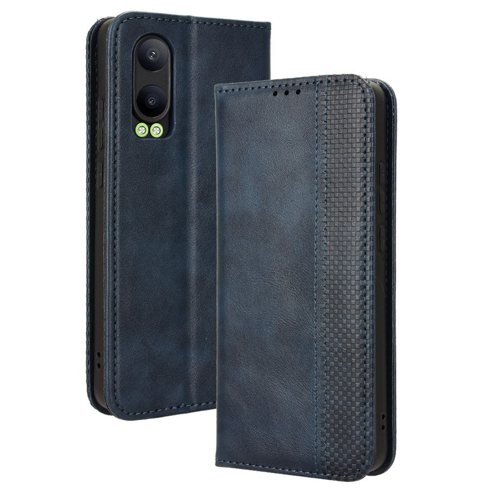 OnePlus Nord CE4 Lite 5G / Oppo K12x 5G (Kina) Stativfodral Magnetisk Stängning Lädermobilfodral