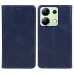 For Xiaomi Redmi Note 13 4G Case Calf Texture Phone Leather Cover Wallet