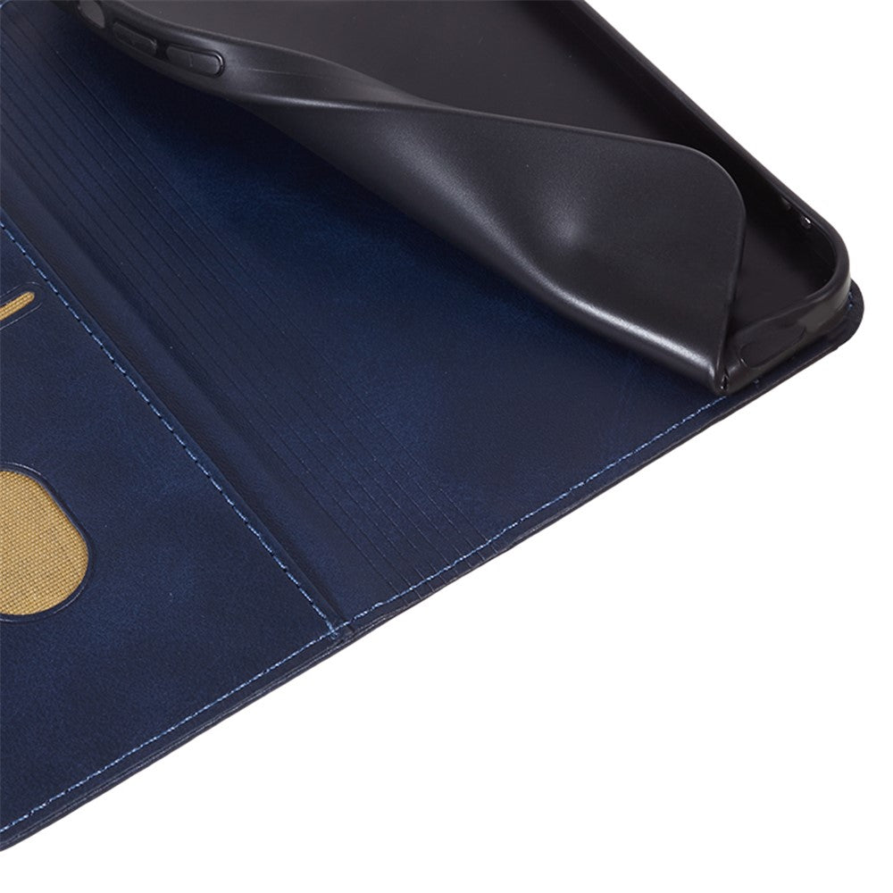 For Xiaomi Redmi Note 13 4G Case Calf Texture Phone Leather Cover Wallet