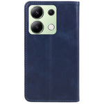 For Xiaomi Redmi Note 13 4G Case Calf Texture Phone Leather Cover Wallet