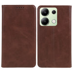 For Xiaomi Redmi Note 13 4G Case Calf Texture Phone Leather Cover Wallet