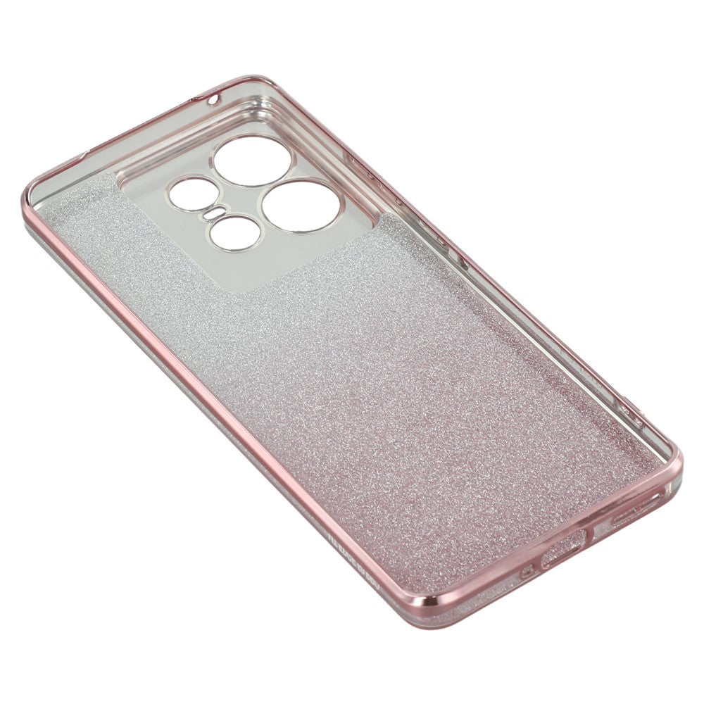 KADEM til Motorola Edge 50 Pro 5G cover, gradient TPU anti-fald telefoncover med snor