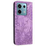 For Xiaomi Redmi Note 13 5G Leather Case Elephant Pattern Wallet Phone Cover