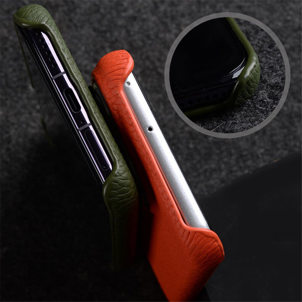 MELKCO For Huawei Pura 70 Pro / Pura 70 Pro+ Case Slim Genuine Cow Leather Back Cover