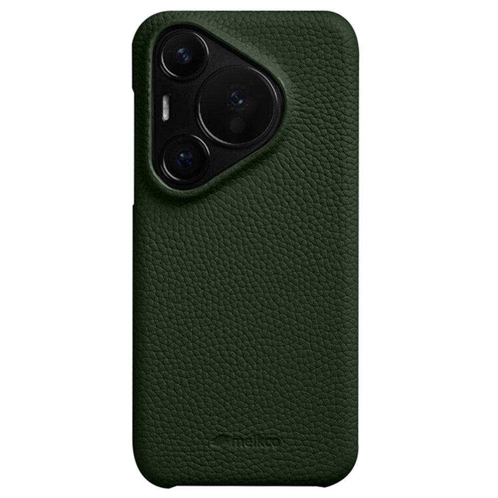 MELKCO For Huawei Pura 70 Pro / Pura 70 Pro+ Case Slim Genuine Cow Leather Back Cover