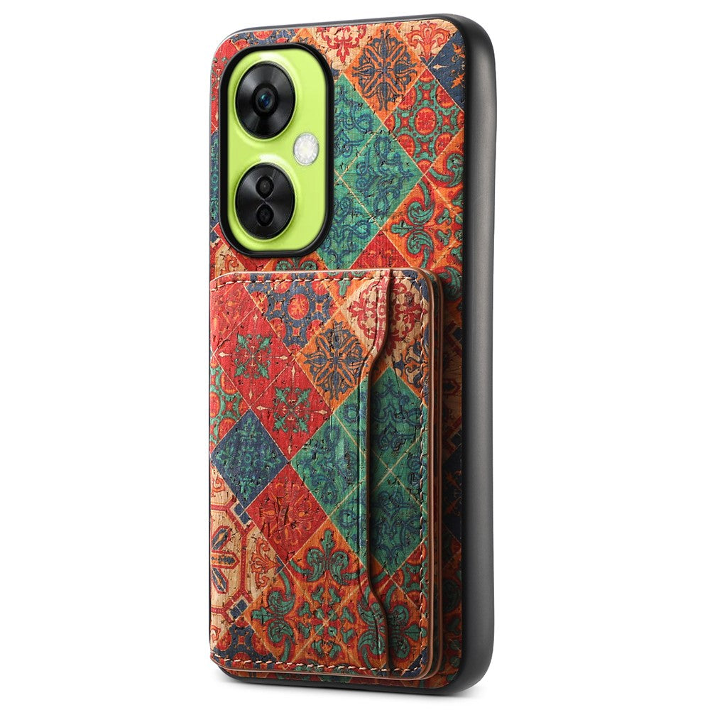 OnePlus Nord CE 3 Lite 5G / N30 5G Stativskal Kortplats PU+TPU+PC mobilskal