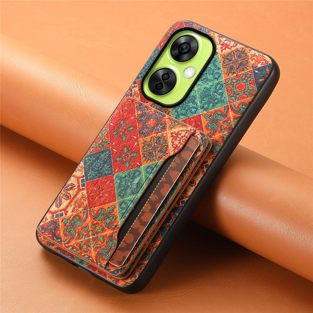OnePlus Nord CE 3 Lite 5G / N30 5G Stativskal Kortplats PU+TPU+PC mobilskal