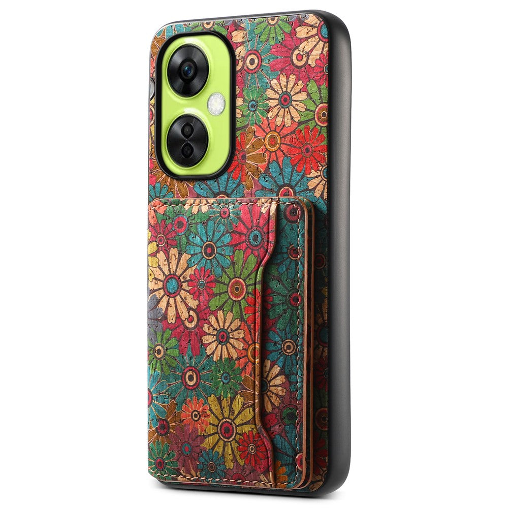 OnePlus Nord CE 3 Lite 5G / N30 5G Stativskal Kortplats PU+TPU+PC mobilskal