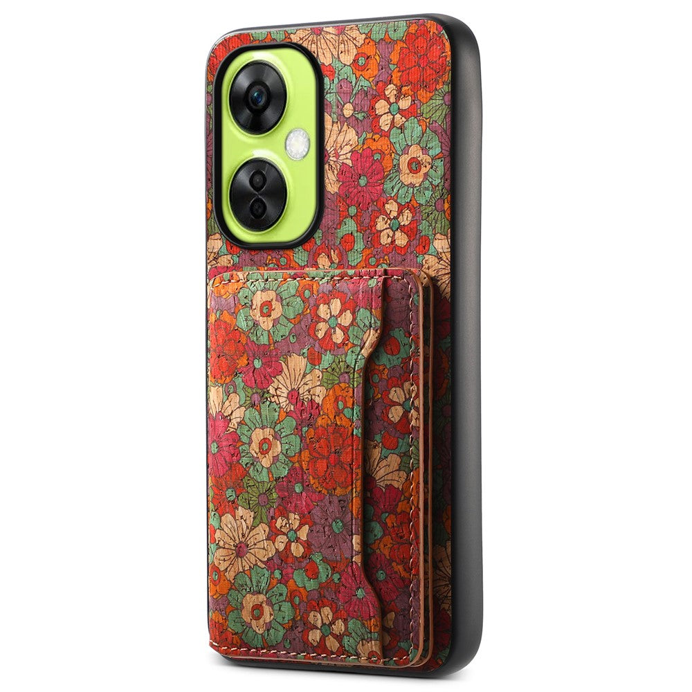 OnePlus Nord CE 3 Lite 5G / N30 5G Stativskal Kortplats PU+TPU+PC mobilskal