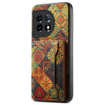 For OnePlus 11 5G Shockproof Case Kickstand Card Slot PU+TPU+PC Phone Shell