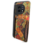 For OnePlus 11 5G Shockproof Case Kickstand Card Slot PU+TPU+PC Phone Shell