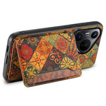 For Huawei Pura 70 Case Blooming Flower Pattern PU Leather Phone Cover