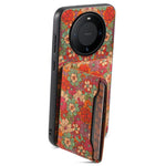 For Huawei Mate 60 Pro Case Leather Coated TPU+PC Seasons Flower Phone Cover
