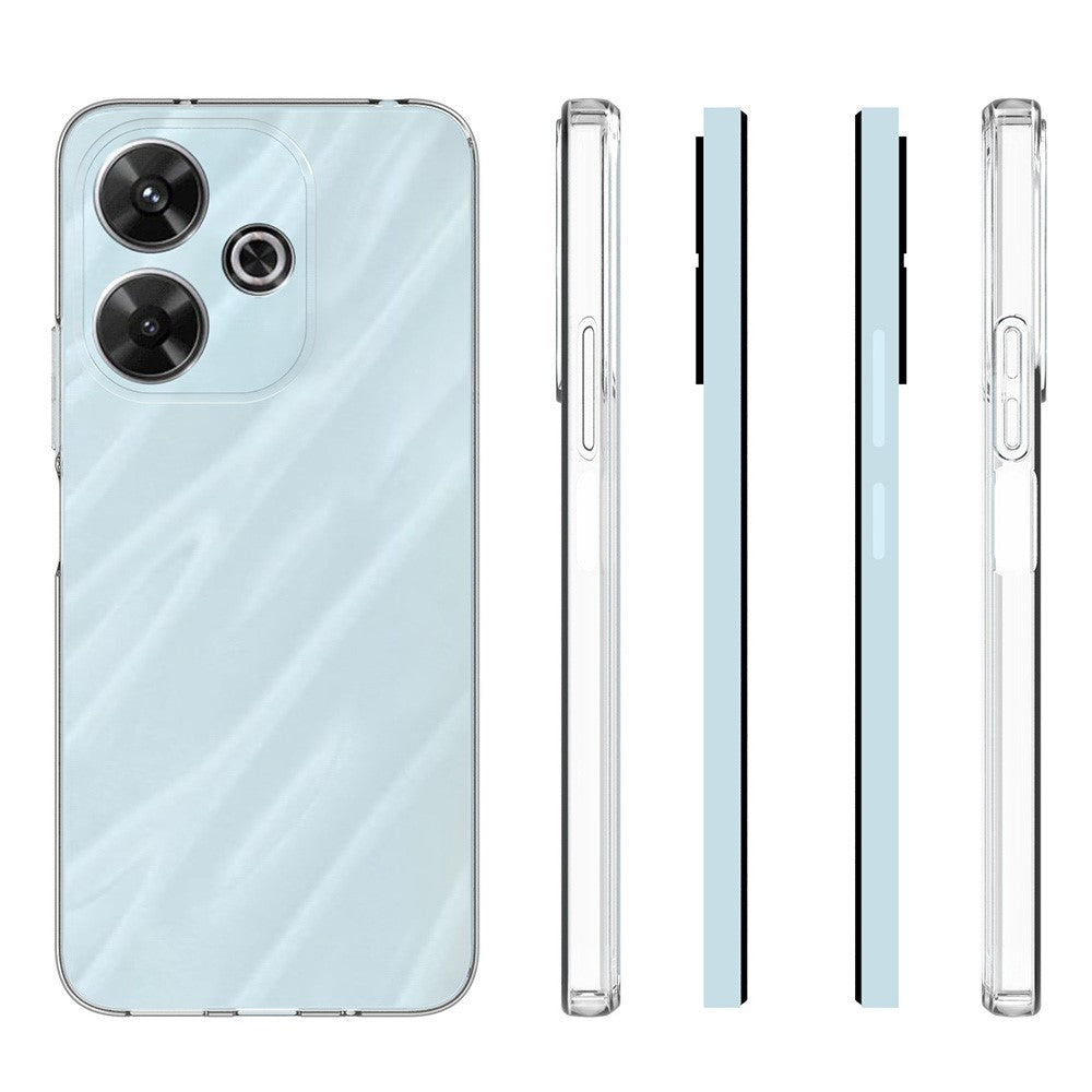 10Pcs  /  Pack For Xiaomi Redmi Note 13R 5G Phone Cover Inner Watermark-Free Texture TPU Mobile Phone Case