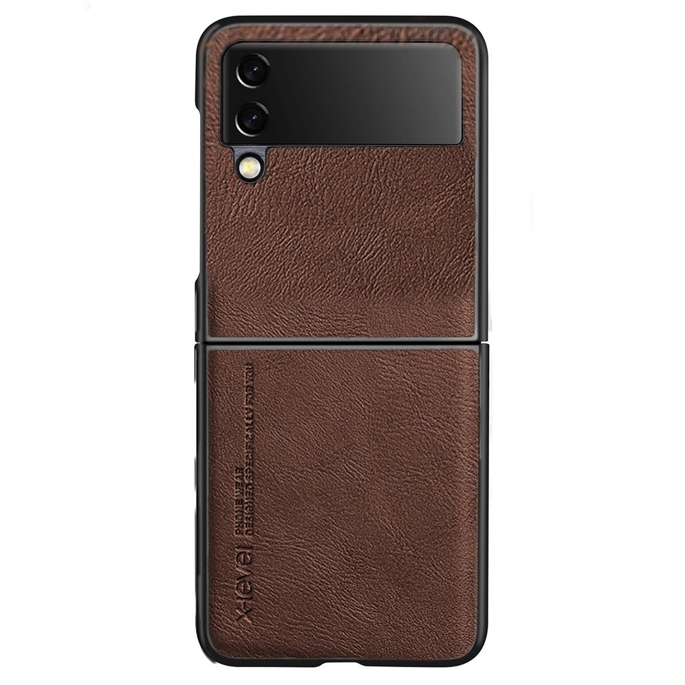 X-LEVEL Bojue-3 Series For Samsung Galaxy Z Flip4 5G Case PU Leather+TPU+PC Anti-Drop Phone Cover