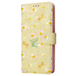 Til Samsung Galaxy A52 4G / 5G / A52s 5G etui Blomster PU læder telefoncover med RFID-blokering