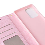 Til Samsung Galaxy A52 4G / 5G / A52s 5G etui Blomster PU læder telefoncover med RFID-blokering