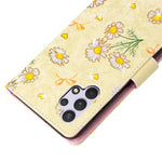 For Samsung Galaxy A32 4G (EU Version) Case Floral Design RFID Blocking Leather Phone Cover