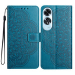 For Oppo A60 4G Case PU Leather Mandala Imprinted Wallet Phone Cover