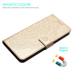 For iPhone 16 Case Mandala Flower PU Leather Flip Wallet Phone Cover