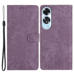 For Oppo A60 4G Case Skin-Feeling Leather Phone Cover with Card Slots Card Holder