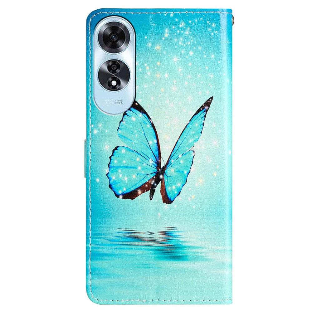 For Oppo A60 4G Wallet Case Pattern Print Flip PU Leather Phone Cover