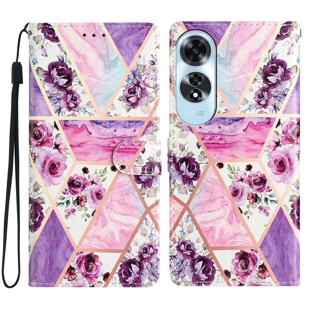 For Oppo A60 4G Wallet Case Pattern Print Flip PU Leather Phone Cover