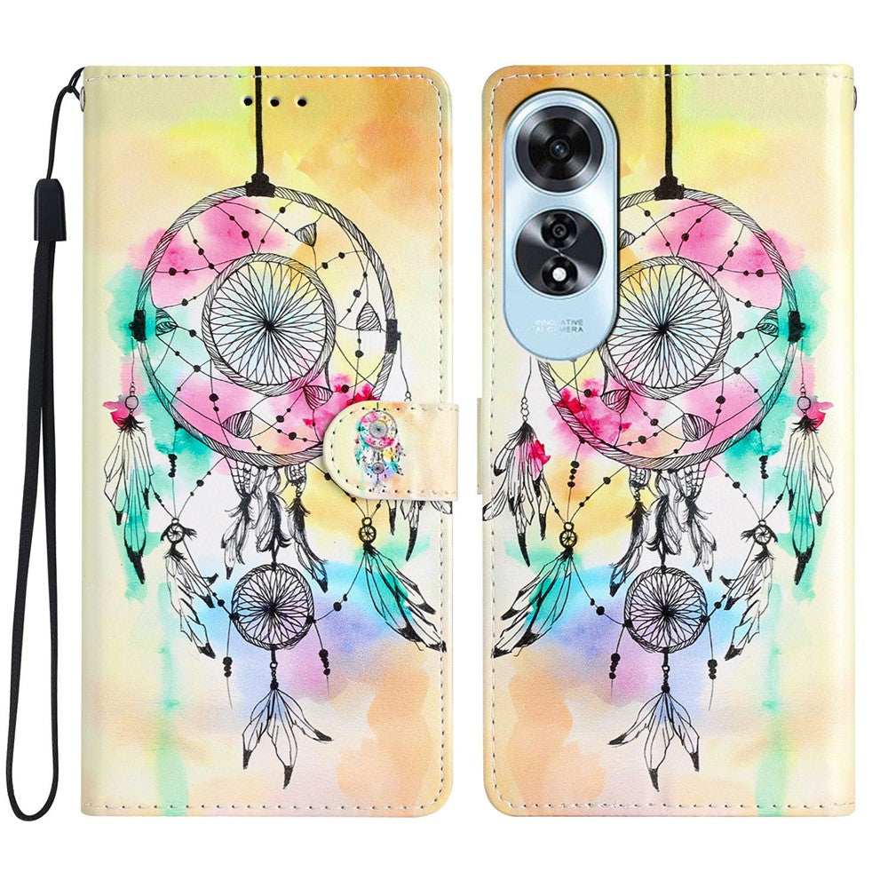 For Oppo A60 4G Wallet Case Pattern Print Flip PU Leather Phone Cover