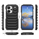 Capsule Series for Xiaomi Redmi Note 13 Pro+ 5G Case Anti-Drop Ribbed TPU Phone Cover