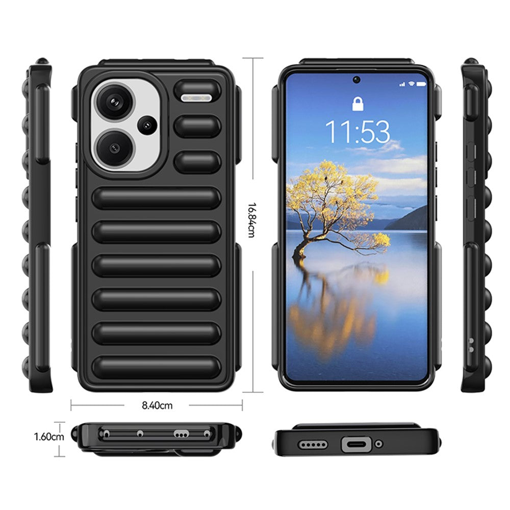 Capsule Series for Xiaomi Redmi Note 13 Pro+ 5G Case Anti-Drop Ribbed TPU Phone Cover