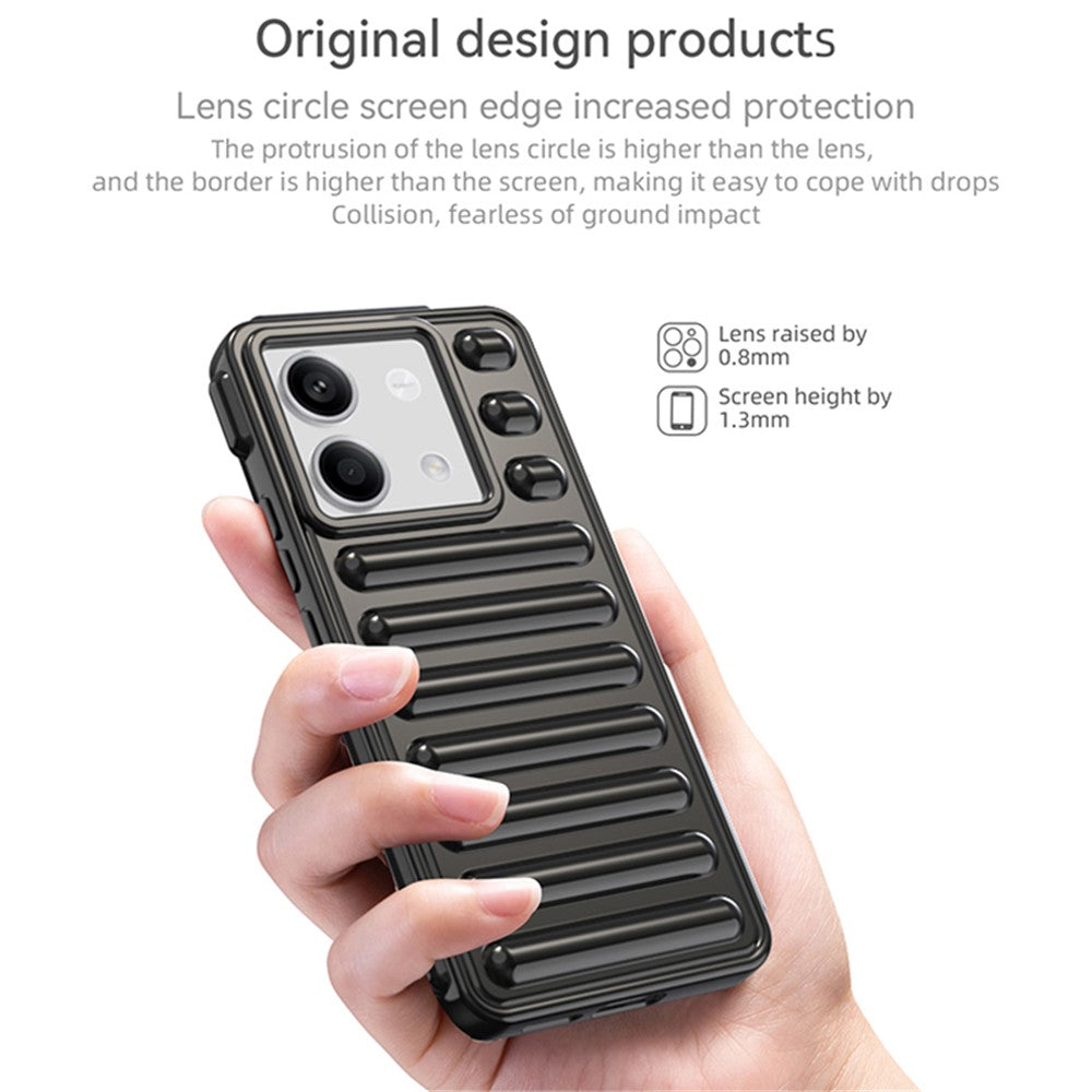 Capsule Series for Xiaomi Redmi Note 13 Pro 5G / Poco X6 5G Case Soft TPU Ribbed Phone Cover