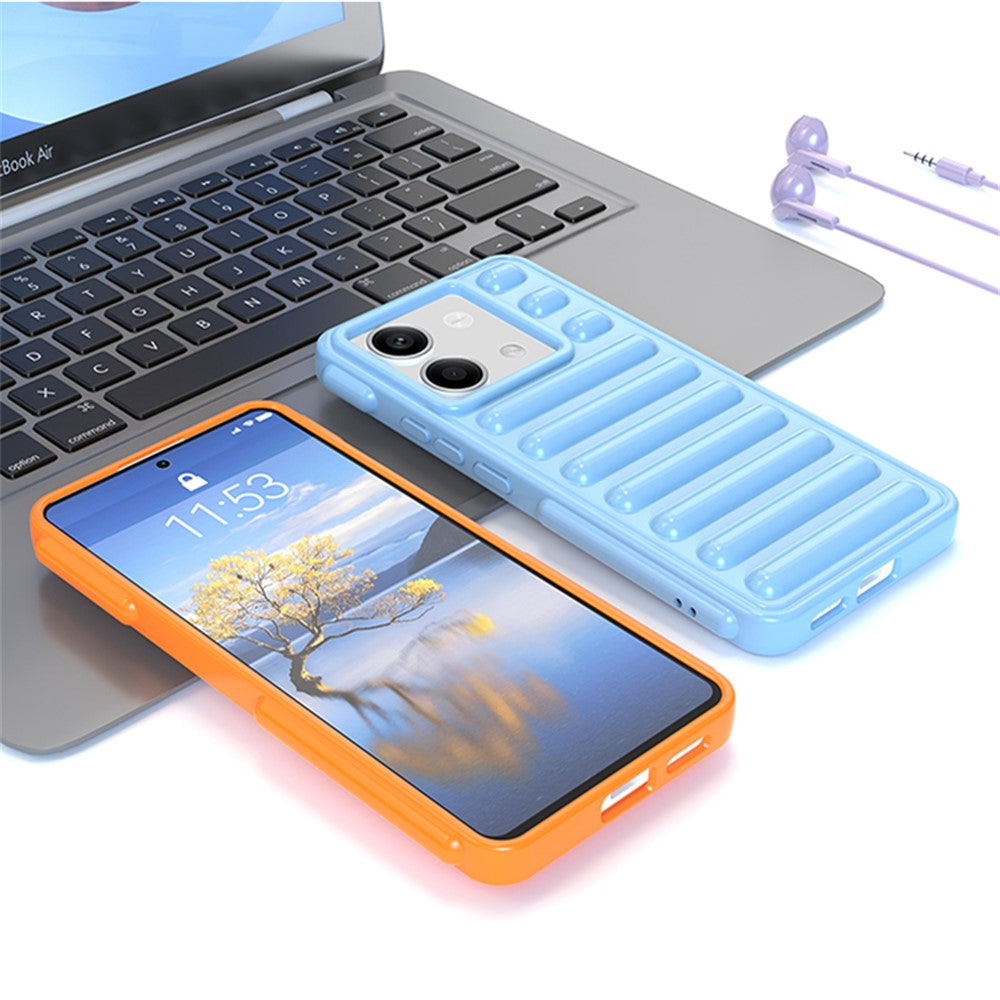 Capsule Series for Xiaomi Redmi Note 13 Pro 5G / Poco X6 5G Case Soft TPU Ribbed Phone Cover