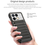 Kapselserie för Xiaomi Redmi K70E 5G / Poco X6 Pro 5G-skal TPU-ribbat fallskyddande mobilskal