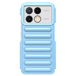 Kapselserie för Xiaomi Redmi K70E 5G / Poco X6 Pro 5G-skal TPU-ribbat fallskyddande mobilskal