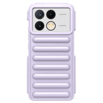 Kapselserie för Xiaomi Redmi K70E 5G / Poco X6 Pro 5G-skal TPU-ribbat fallskyddande mobilskal