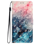 For iPhone 16 Case PU Leather 3D Pattern Printing Phone Wallet Cover