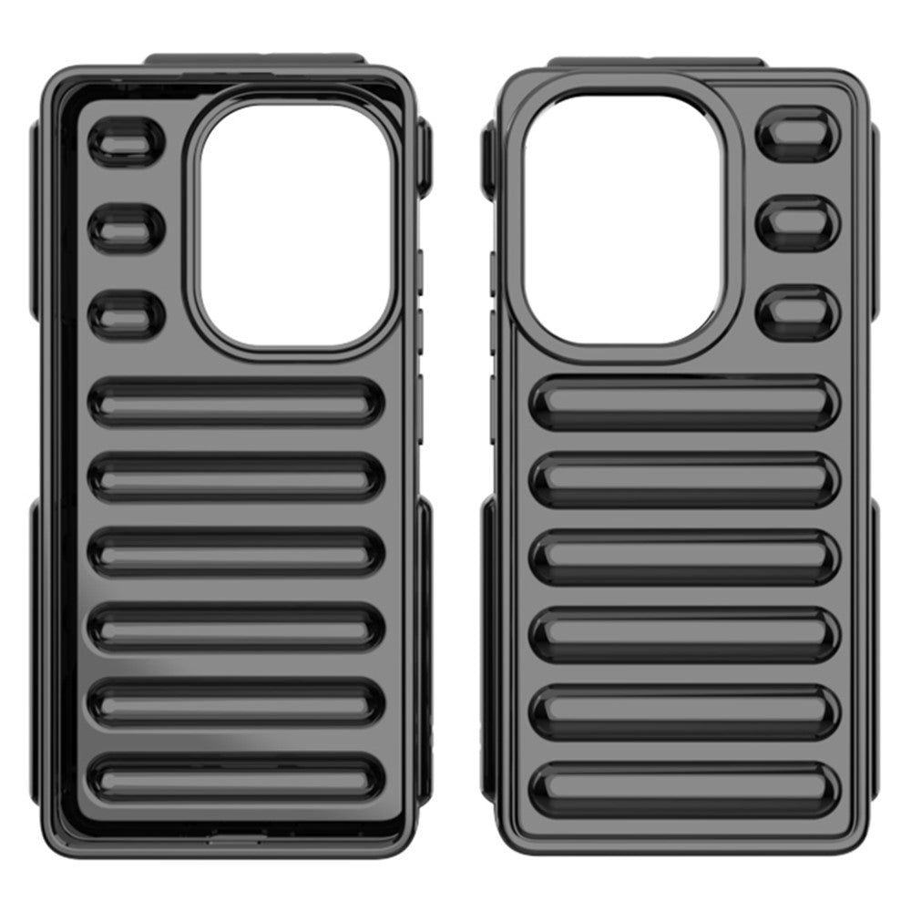 Capsule Series for Xiaomi Redmi Note 13 Pro 4G / Poco M6 Pro 4G Case TPU Rugged Ribbed Phone Cover
