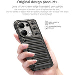 Capsule Series for Xiaomi Redmi Note 13 Pro 4G / Poco M6 Pro 4G Case TPU Rugged Ribbed Phone Cover